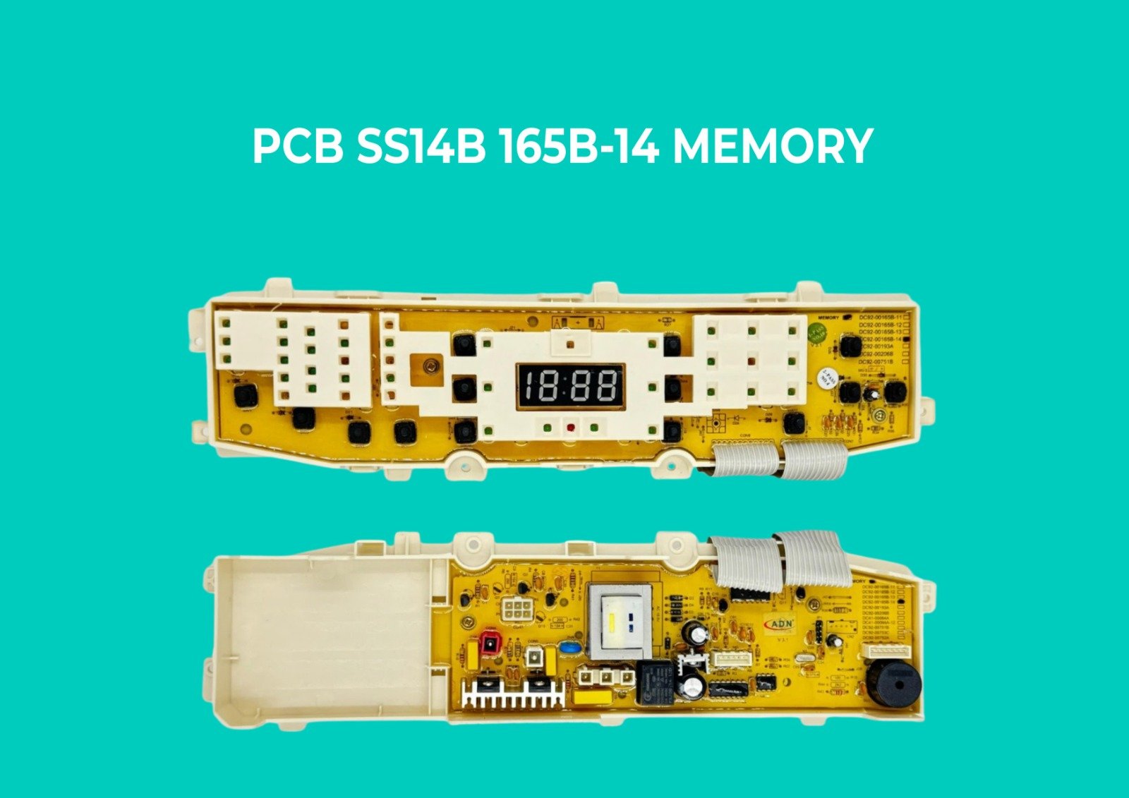 Samsung top loading 14-button centre display PCB