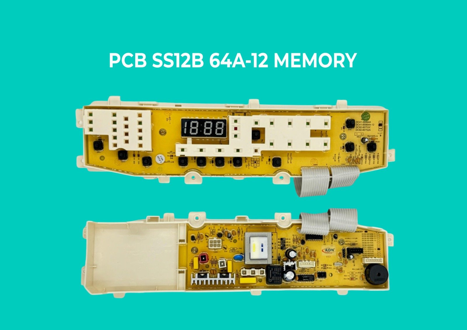 Samsung top loading 12-button side display PCB